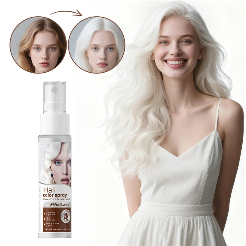 8 Colors Temporary Hair Color Spray For Men Women Children One-Time Party Hair Styling Spray Instant Hair Salon Hair Colour Dye