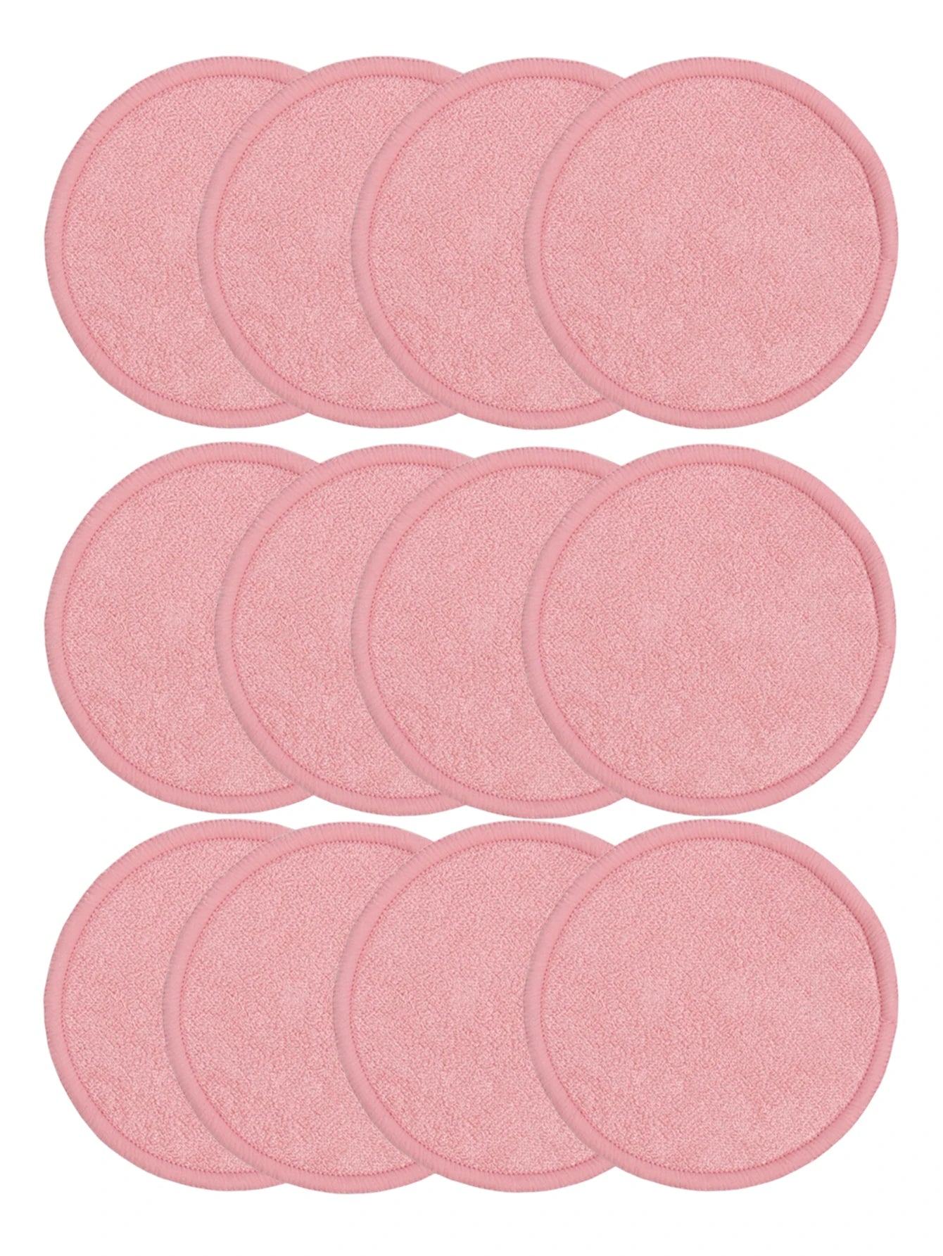 Bamboo Fiber Makeup Remover Pads Are Packed in 6/12/24 Pieces They Are Made from a Mixture of Fibers Extracted from Natural Bamboo.