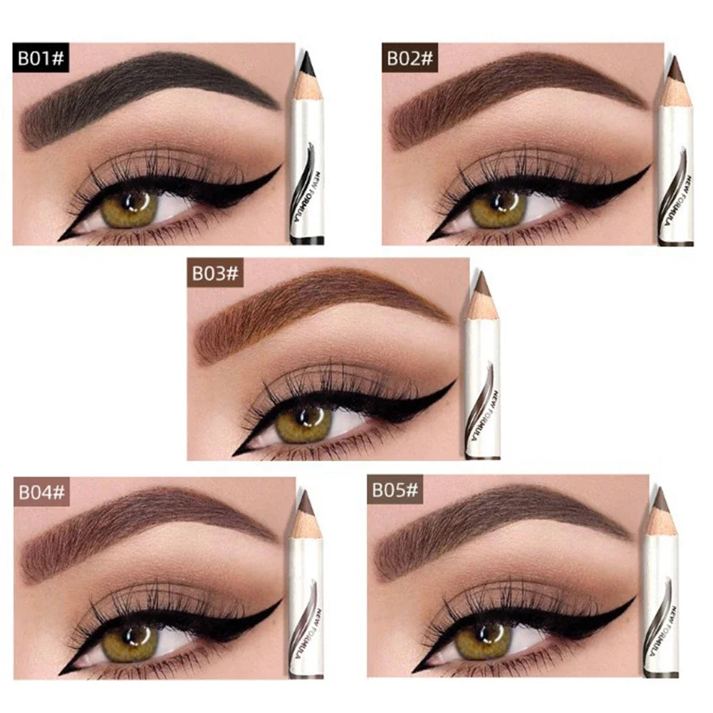Eyebrow Pencil Waterproof Eye Brow Eyeliner Eyebrow Pen Pencil Makeup Beauty Cosmetic Tool Long-lasting Brown Eyebrow Pencil