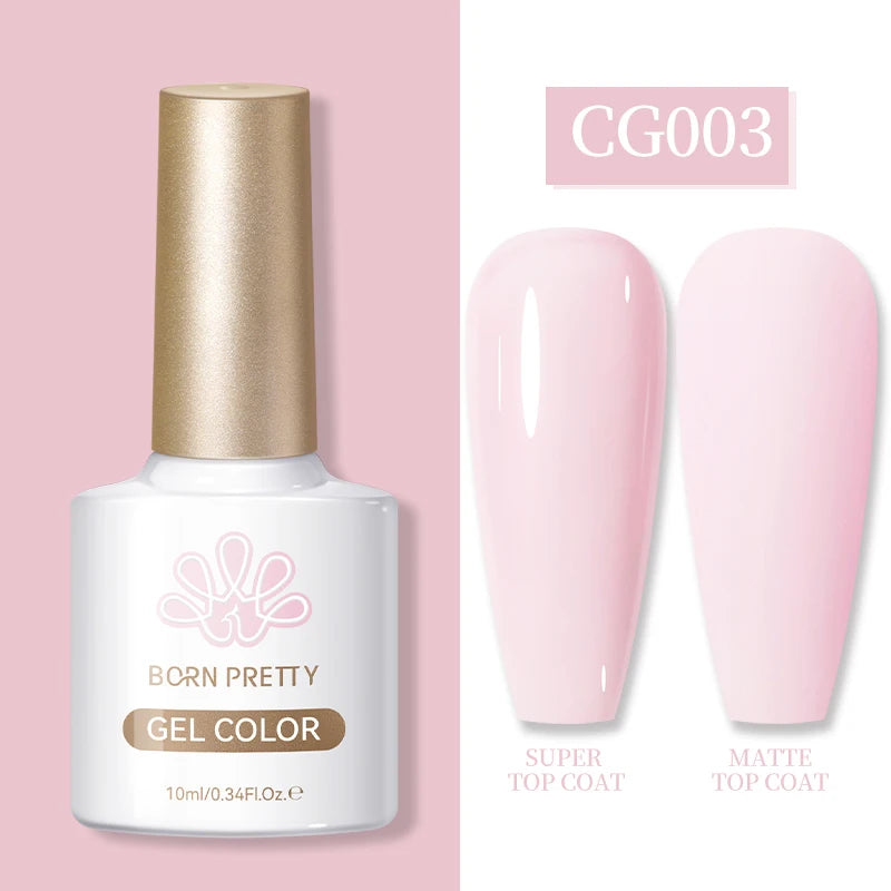 BORN PRETTY 10ML Nail Gel Polish Soak Off UV LED Semi Permanent Nail Salon Home Design French Nails Manicure Gel Nails
