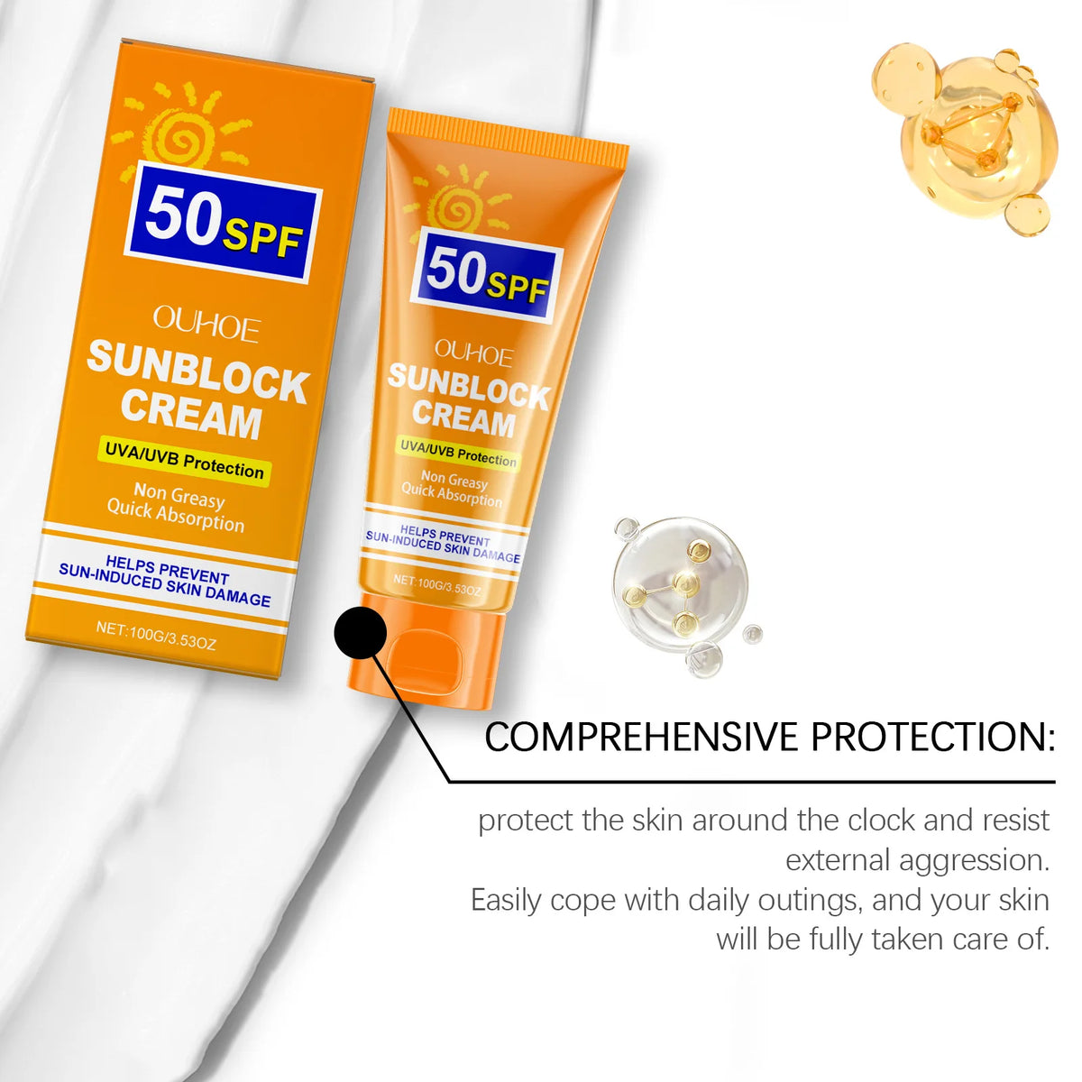 Moisturizing Day Cream Softens Skin Barrier with Gentle Protection and Refreshing Moisturizing Moisturizing Moisturizing Cream