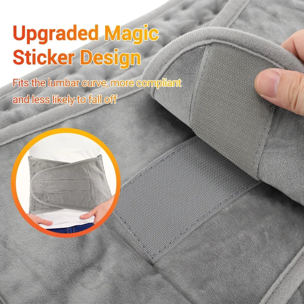 Electric Heating Waist Mat Thermal Warming Belt Office Home Temperature Control Hot Compress Waist Blet Back Leg Abdomen Warmer