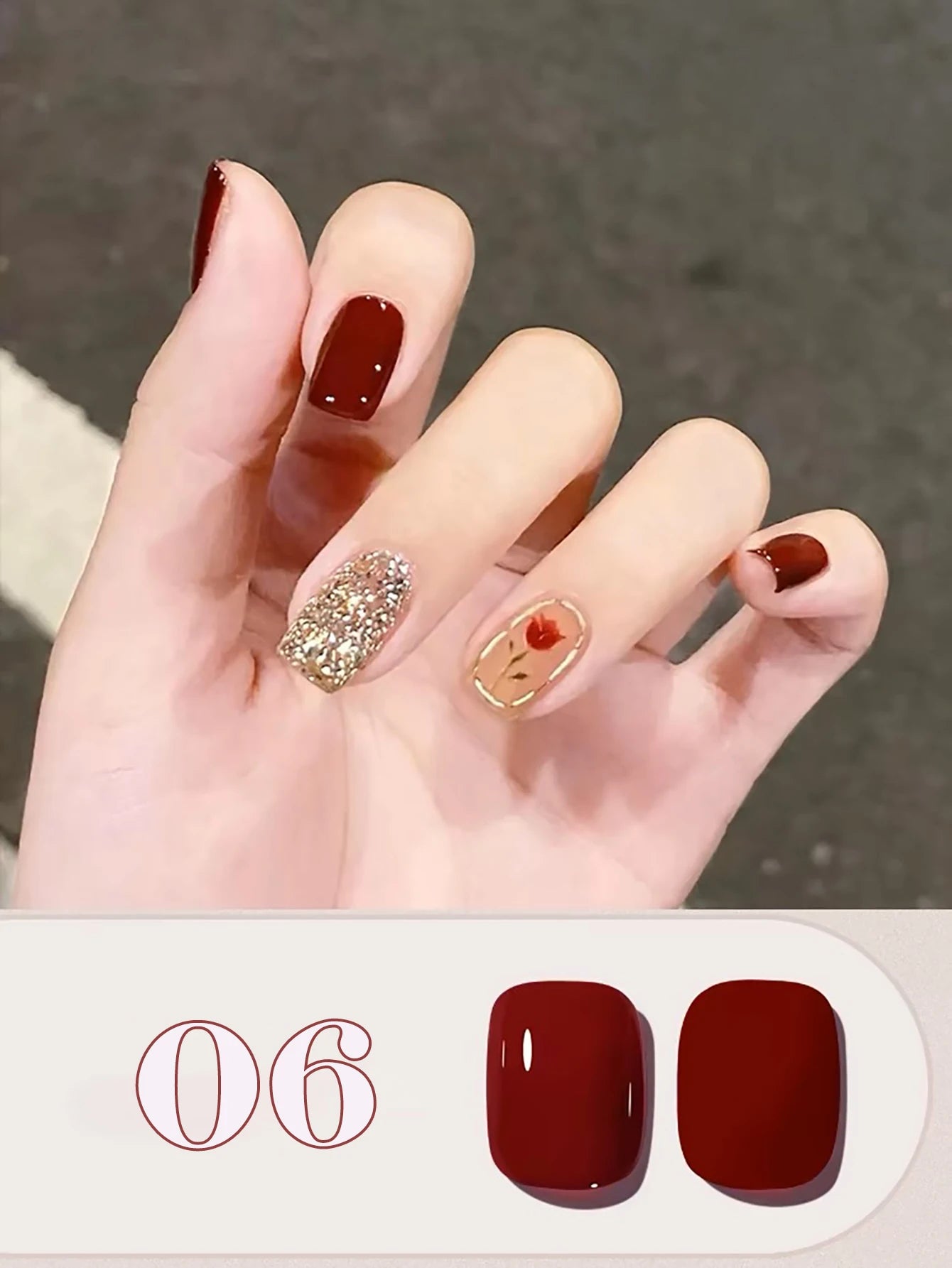 MN 1-12pcs 12ML Winter Popular Gel Nail Polish 2026 Whitening Dark Brown Wine Red Nails Nail Salon Red Nails Valentine Day Nails