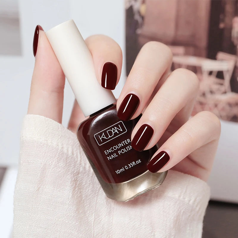 10ml Peel Off Water-Based Nail Polish Fast Drying Long-Lasting Healthy Brightening Effect Long Lasting Nails No Need Lamp Cure