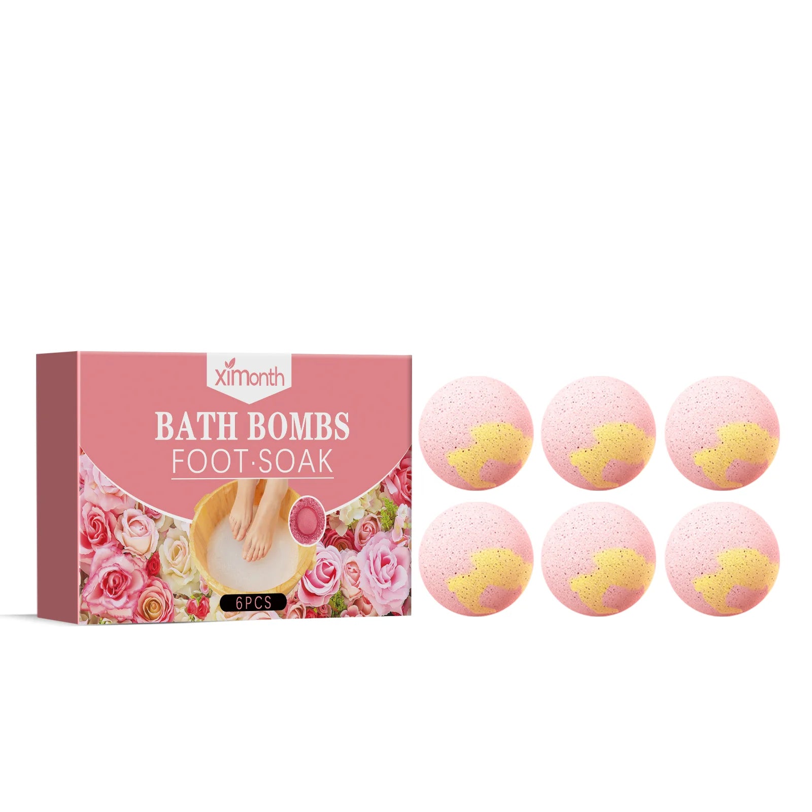 Lavender Foot Bath Ball Skin Relaxing Deep Moisturizing Improve Insomnia Rich Essential Oil SPA Handmade Feet Bath Balls 6/12pcs