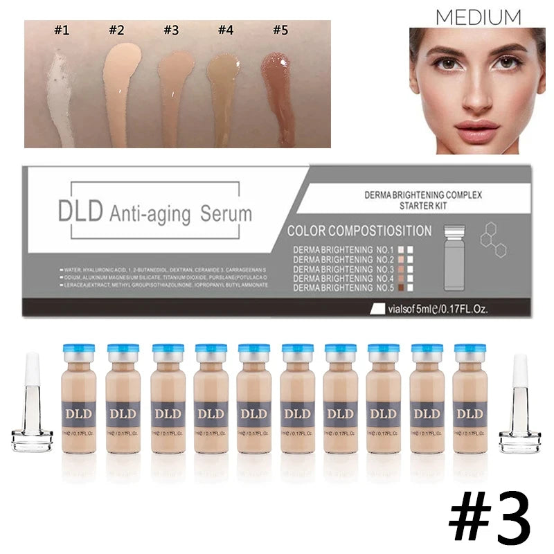 Korea 5ml BB Cream Glow Serum Pigment Starter Kit Niacinamide Foundation Sunscreen Cream Face Makeup Skin Care
