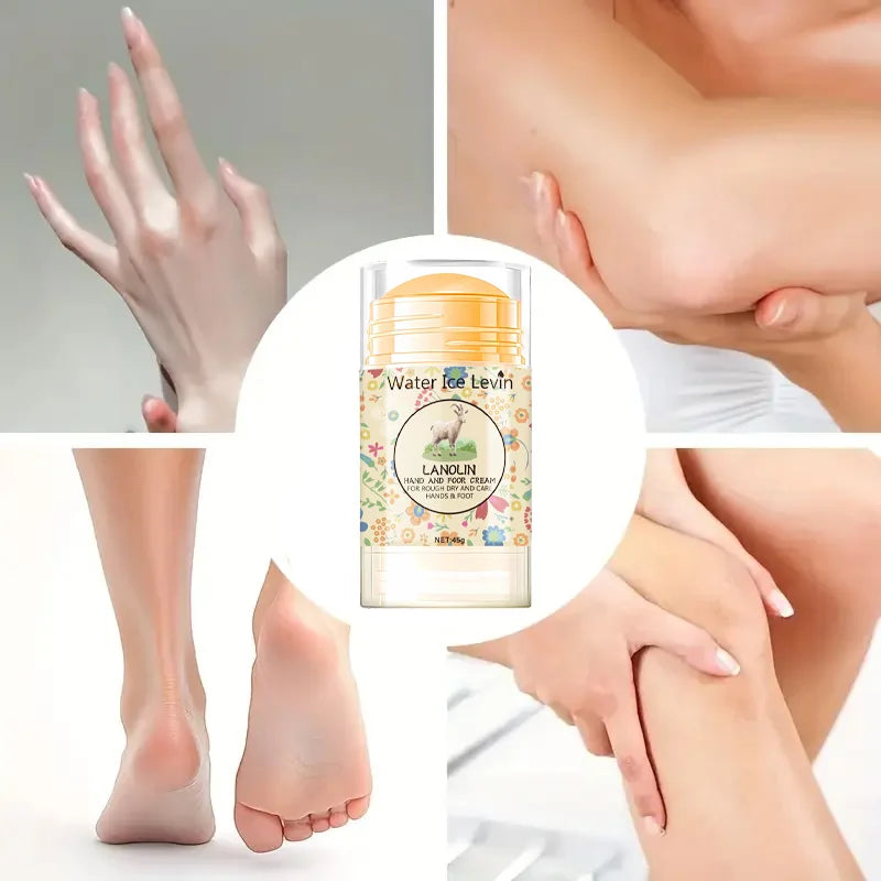 Hand and Foot Care Cream Stick, Suitable for Hands and Feet, Daily Moisturizing Care, Easy to Carry, Convenient to Use