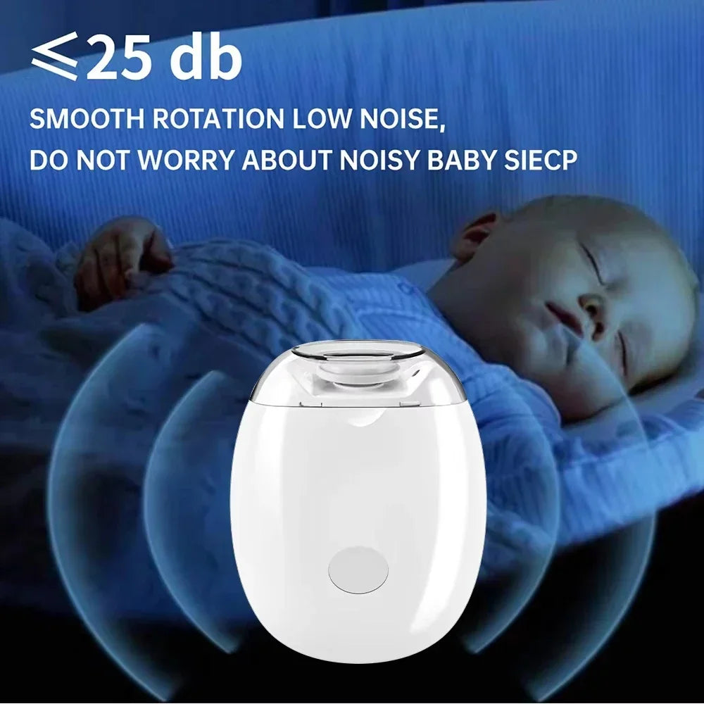 2 IN 1  Electric Nail Clipper Cutter with LED Light Automatic Nail Grinder Trimmer for Baby Mini Manicure Tool Nail Care