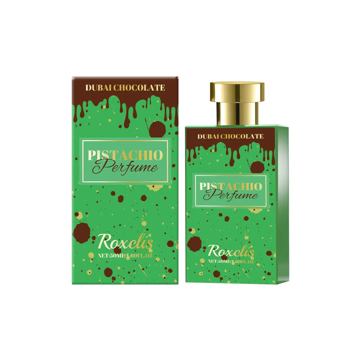 Dubai Pistachio Cocoa Kunafa Vanilla Perfume,Unisex Cuisine Fruity Notes Eau De Parfum,Chocolate Fragrance Spray,Fresh Scent