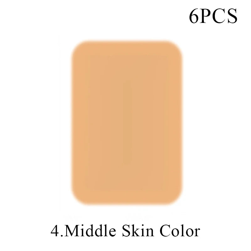 6 Pcs Tattoo Scar Flaw Concealing Tapes Waterproof Tattoo Film Ultra Thin Patch Tattoo Scar Patches Birthmark Concealing Sticker