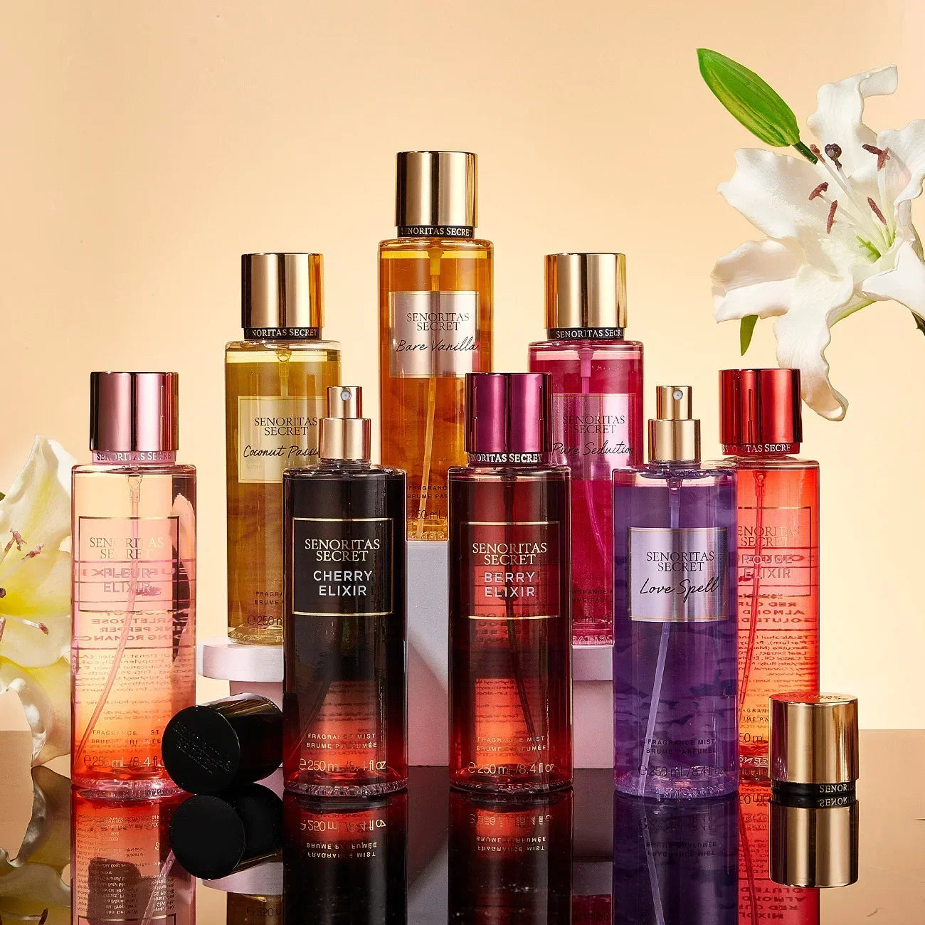 Thai Flower Fruit Perfume Vanilla Fragrance for Women Long-lasting Date Scent Good Girl Parfume Body Spray Floral Mist 250ml
