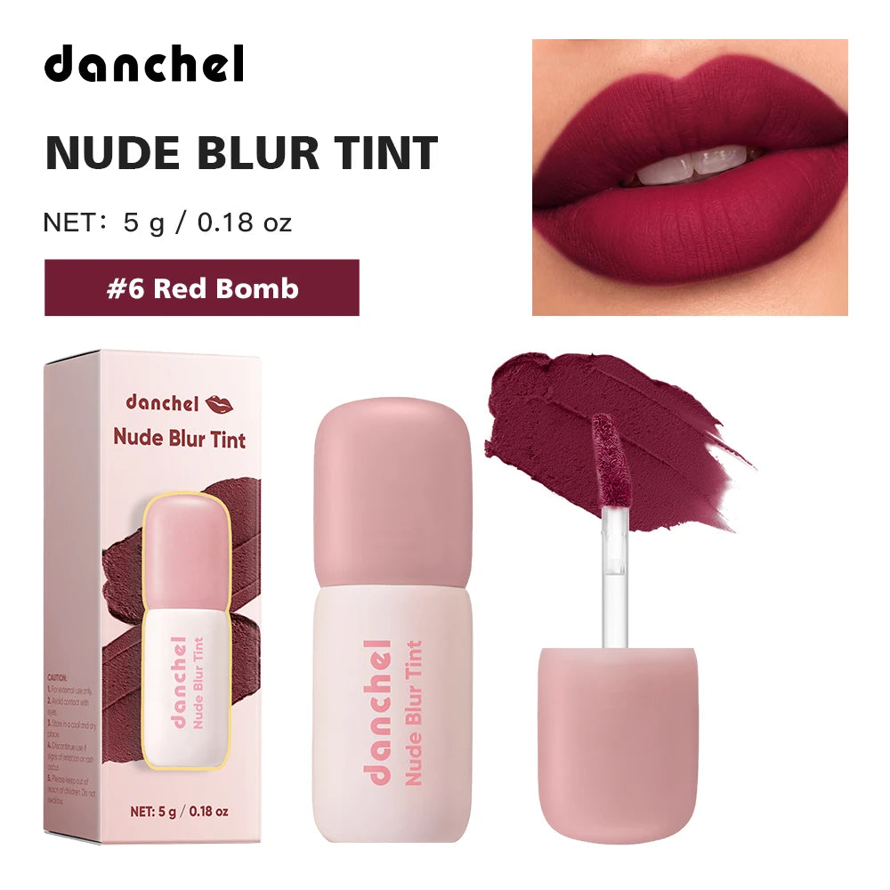 Nude Blur Tint Smudge-proof Visibly Smooths Lip Lines Airy Matte Texture Lip Gloss Wide Range of Shades 2-in 1 Lip & Cheek Tint