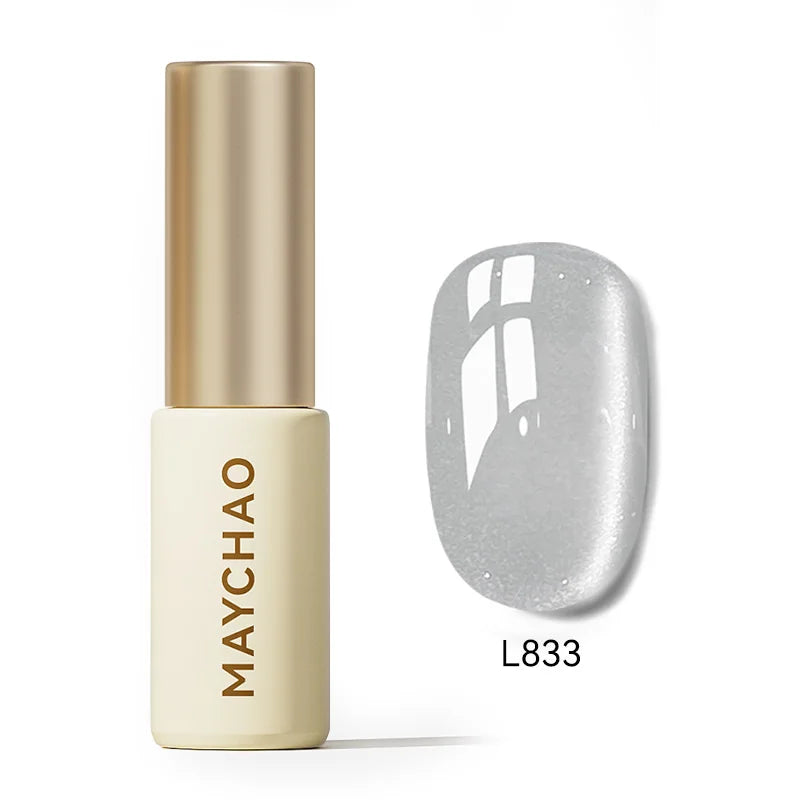 MAYCHAO 5ML Gel Nail Polish 9D Laser Diamond Glitter Cat Eye Gel Semi-Permanent Soak Off UV LED Gel Nail Manicure Tools Nail Art