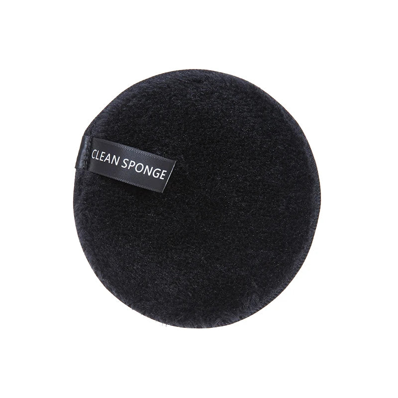 1/3pcs Reusable Discs Makeup Remover Wipe Cotton Pads Microfiber Makeup Face Towel Cloth Washable Sponge Skin Care Cleaning Puff