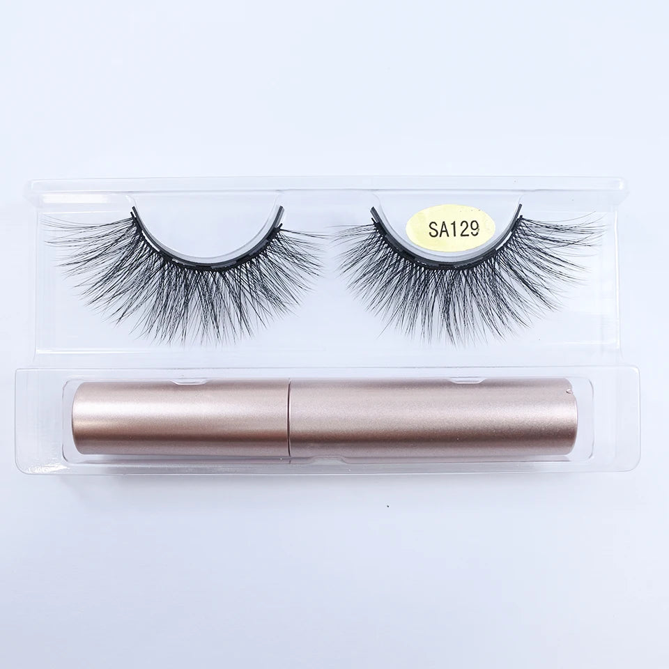 1/5 Pairs Magnetic Eyelashes Makeup False Lashes Bulk Items Wholesale Natural Magnetic Lashes Eyeliner Set