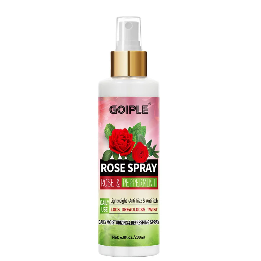 Rose Water Spray Moisturizing Nourish Hair Soothing Scalp Anti-frizz Conditioner Add Hair Shine and Smoothness Hair Care Product