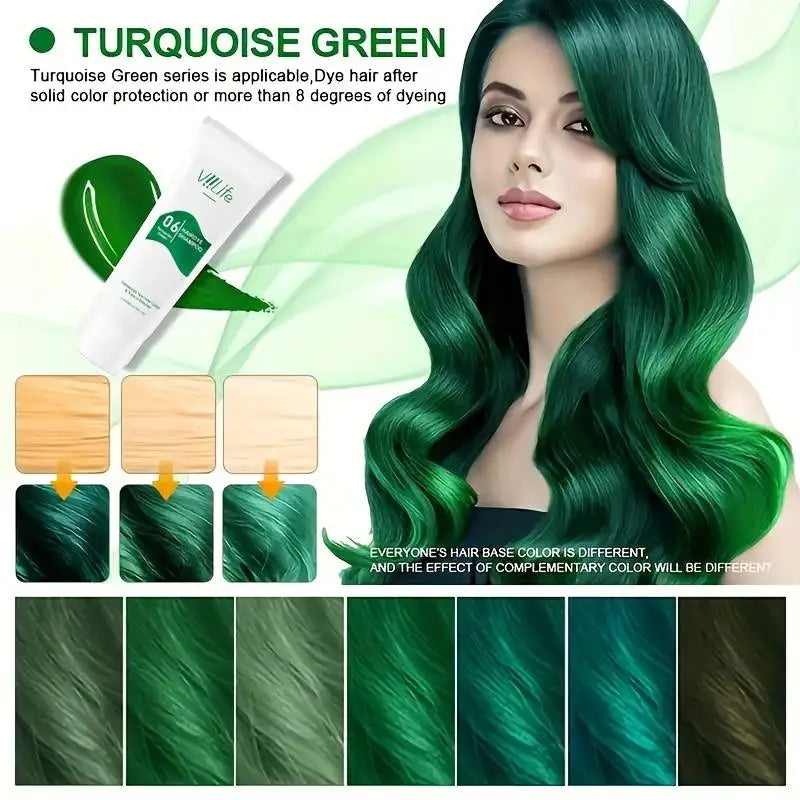 Unisex Hair Dye Permanent Styling Hair Color Wax Shampoo Fashion No Damage Quick Coloring Lasting Professional Hairs Dyeing Crea