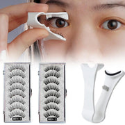 3D Natural Magnetic Eyelashes,With 5 Magnetic Lashes Eyelashes Handmade False Gift Reusable Magne T6N2