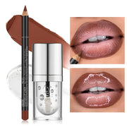 Gradient Lips Set, Lip Liner + Lip Oil, Ombre Lip Makeup, Smooth Define & Blend, Moisturizing, Long-Lasting