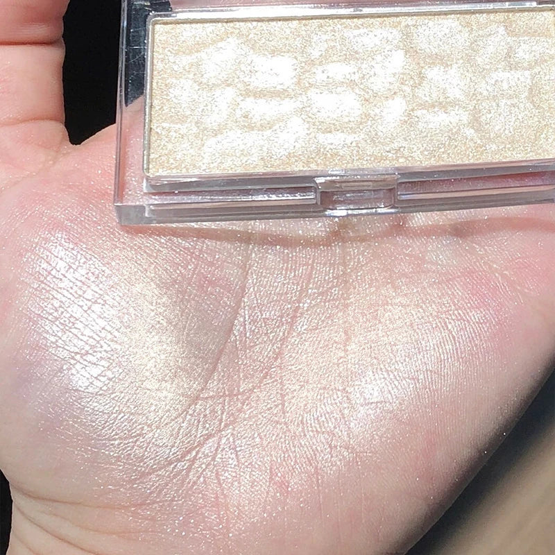 CACE Face Highlighter Palette High Glossy Face Illuminator Palette Natural Glow Finish Pearl Shimmer Smooth Highlight Powder