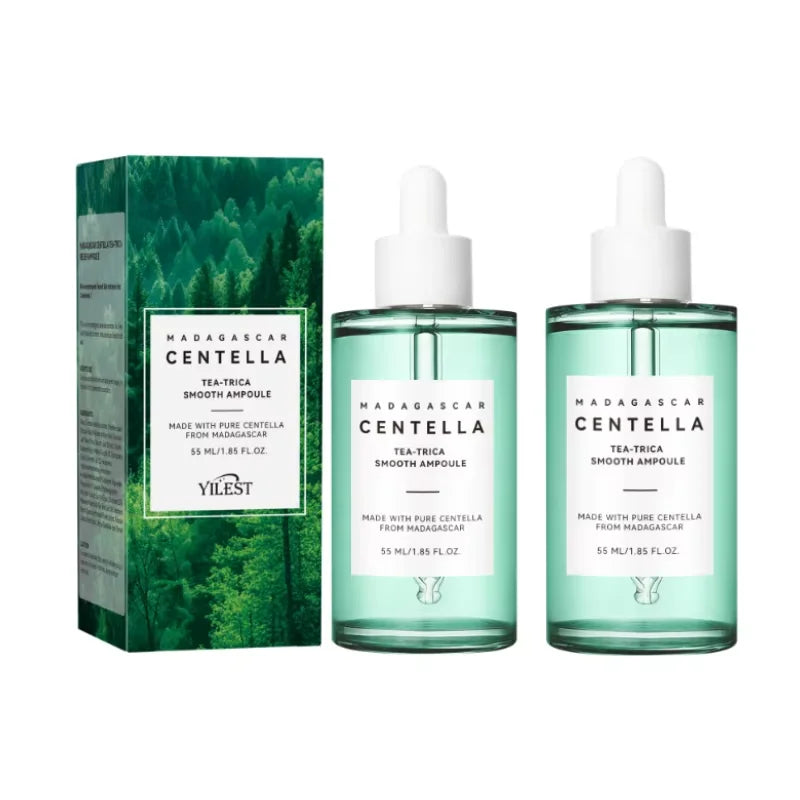 Centella Asiatica Brightening Serum: Calms Irritation, Reduces Breakouts, Balances Sebum & Diminishes Dark Marks for Clear Skin.