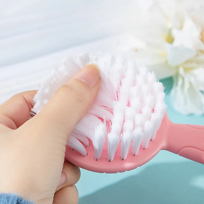 Baby Comb Hair Removal Brush Newborn Boys and Girls Baby Shampoo Soft Brush Comfortable and Suitable for Infants Aged 0-3 Years