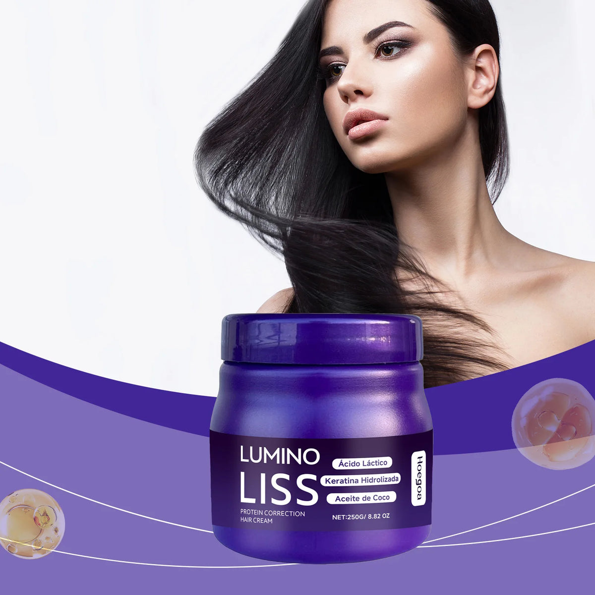 Protein Straightening Cream Deep Repair Conditioner Smoothing Nourishing Improving Frizz Hair Creating Silky Smooth Hair Cream