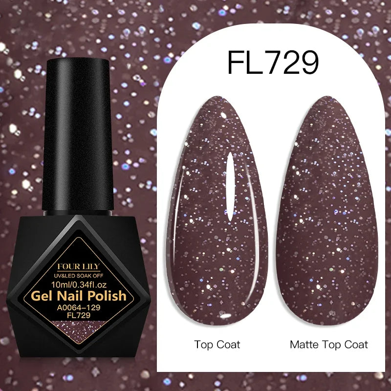 10ml Gel Nail Polish 162 Colors Nail Supplies Vernis Semi Permanent Nail Art Manicure Soak Off LED UV Gel Nail Varnishes Summer