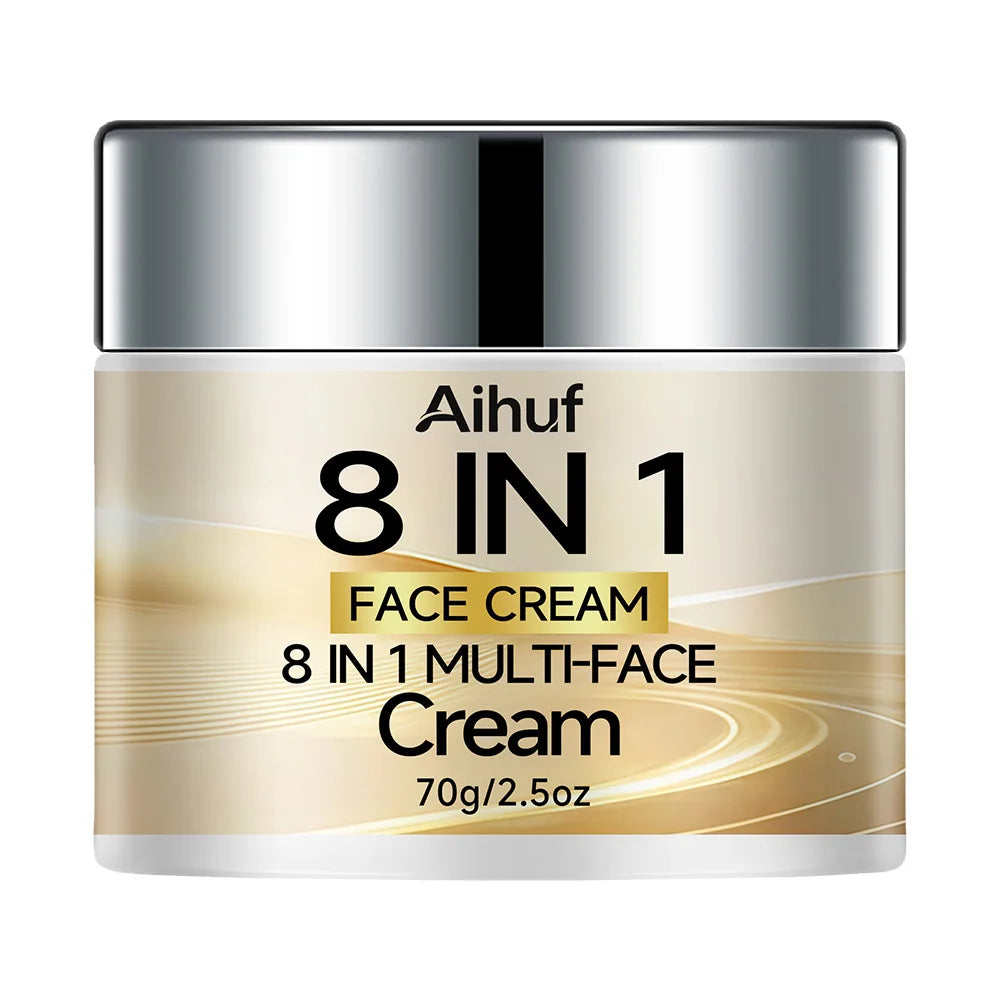 Aihuf 8-in-1 Collagen Day And Night Cream Instant 2-minute Firming 24-hour Moisturizing with Purslane Extract+Retinol+Hyaluronic