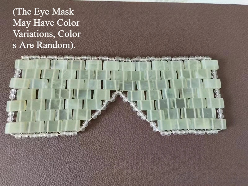 New Jade Facial Eye Mask Gouache Scraper Roller Massager Jade Stone Guasha Cold Therapy Anti Aging Jade Mask Beauty Tool