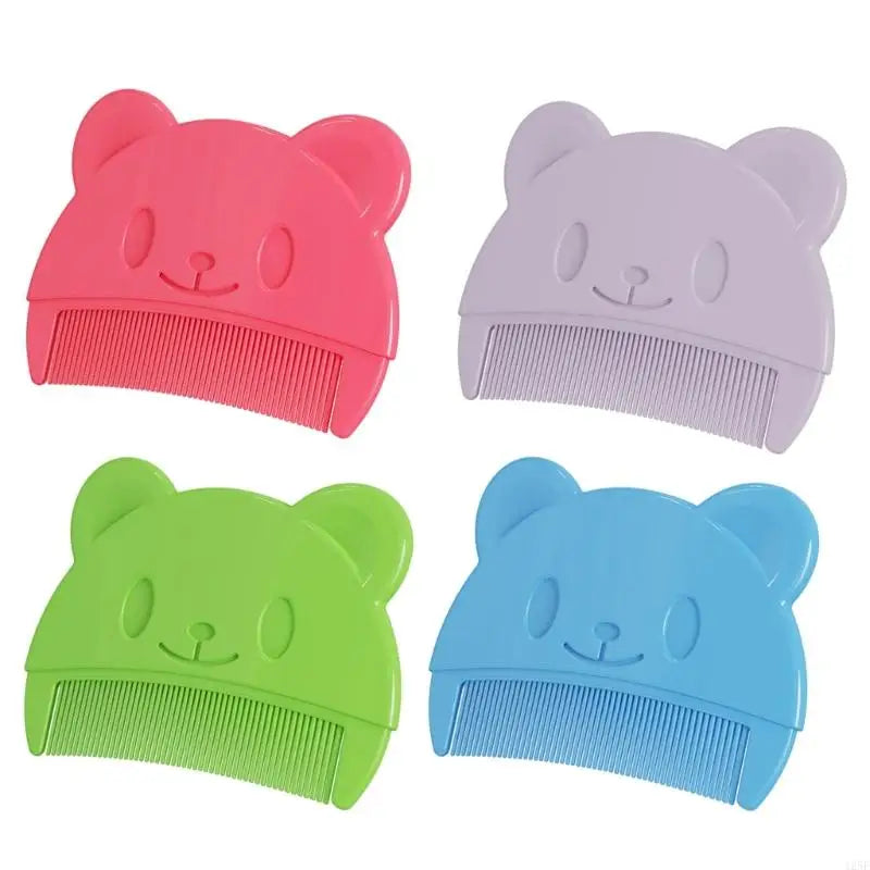 Newborn Caps Comb Bear Hair Comb Baby Sensitive Skin Soothe Comb 425F