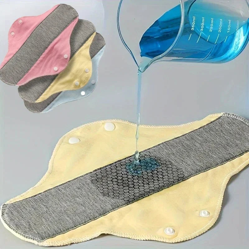1/3/6pcs Reusable Adult Diaper Cotton Washable Panties Panty Liners Feminine Hygiene Pad Period Elderly Prevent Urine Leakage