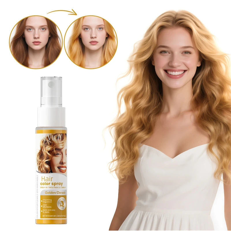 8 Colors Temporary Hair Color Spray For Men Women Children One-Time Party Hair Styling Spray Instant Hair Salon Hair Colour Dye