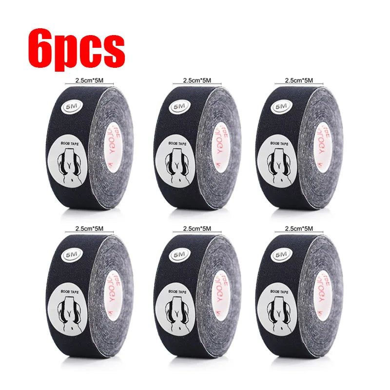 1-6pcs Boob Tape Breast Nipple Covers Push Up Bra Invisible Lift Tape Adhesive Bras Intimates Pasties Accessorie Bust Tape Women