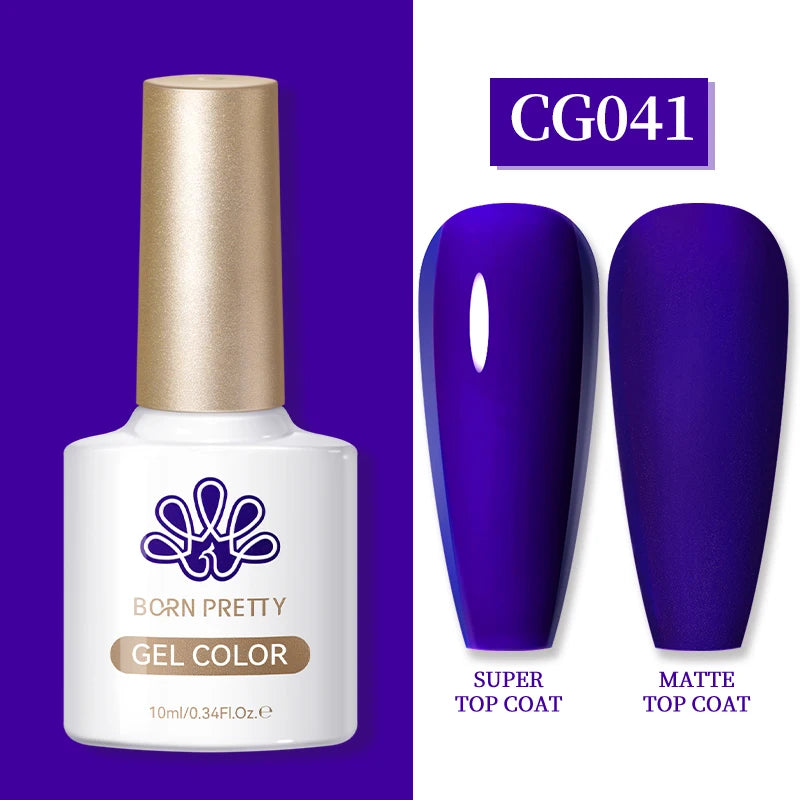 BORN PRETTY 10ml 24 Colors Gel Polish Green Purple Pink Nail Supplies Semi Permanent Varnish UV LED Soak Off Nail Long-Lasting