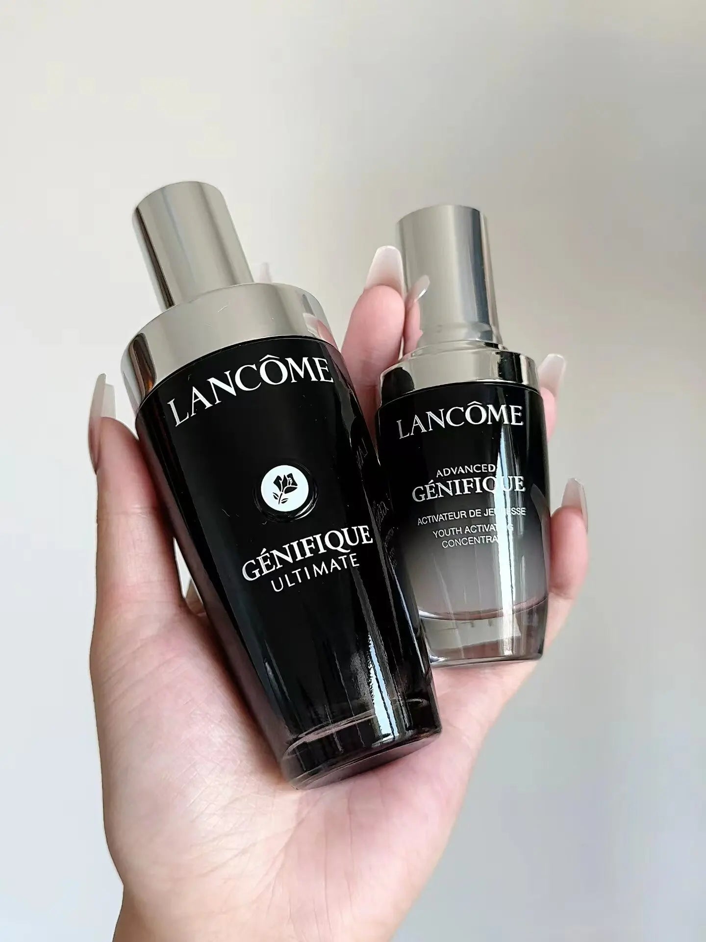Lancome Advanced Genifique Face Serum Skin Barrier Repair Hydrating Radiance Boosting Soothing Smooth Pores Fine Lines Deep