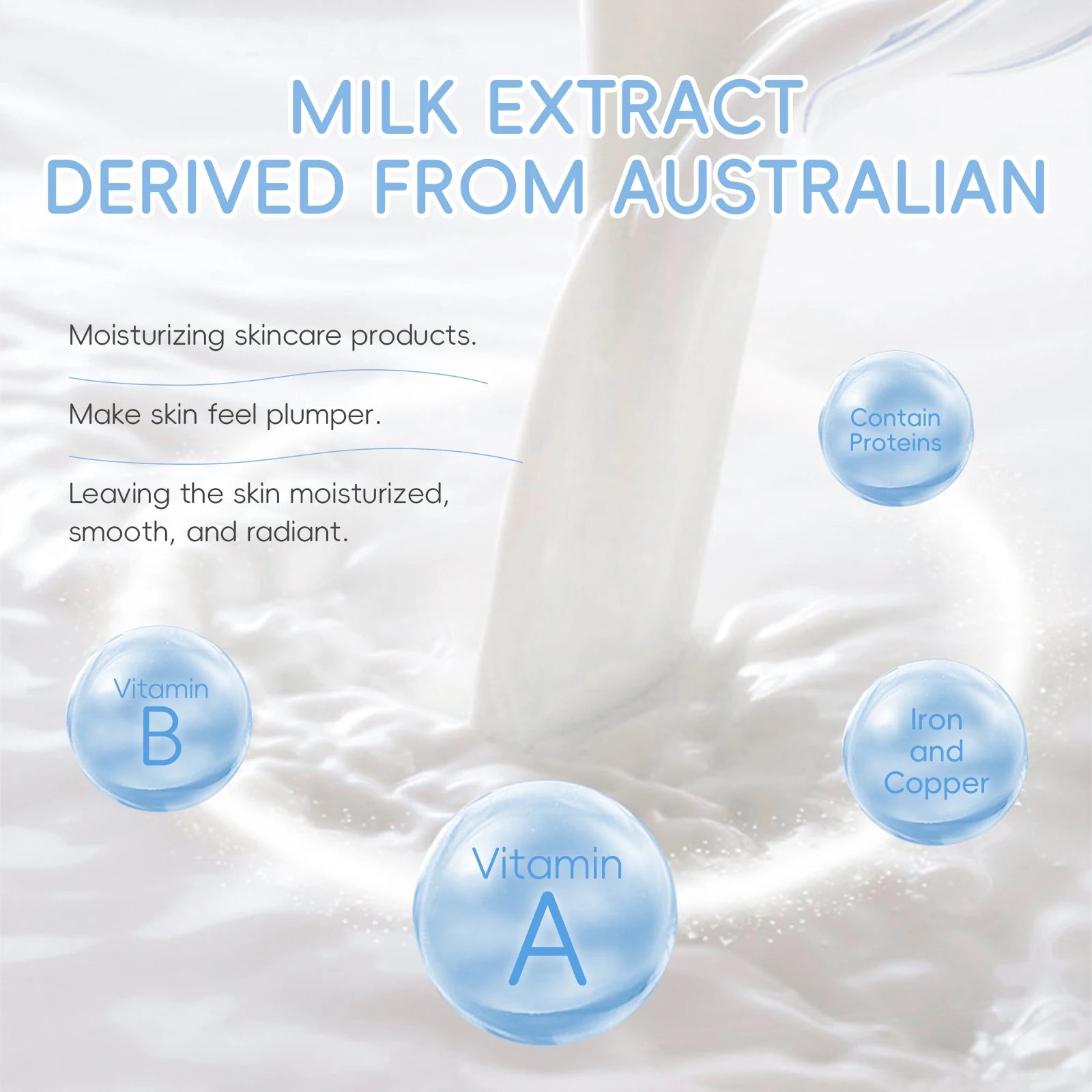 LAIKOU Milk Body Lotion 200g Deep Hydrating Smoothing Nourishing Shea Butter Daily Body Moisturizer