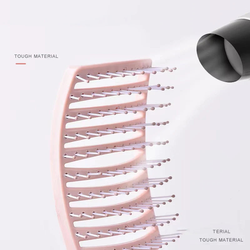 1pc anti-static massage brush  women's hair and scalp massage comb - straight hair professional tool Special for real hair wigs