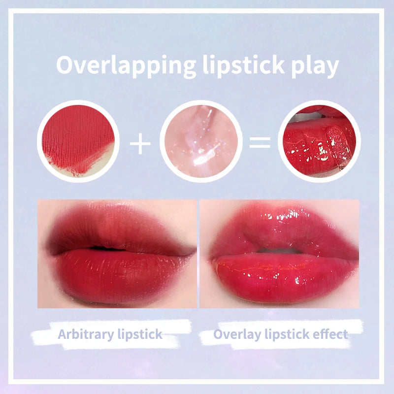Lustrous and translucent lip gloss Dudu Lip glazetransparent jelly has a lustrous water like sheen that is bright long-lasting