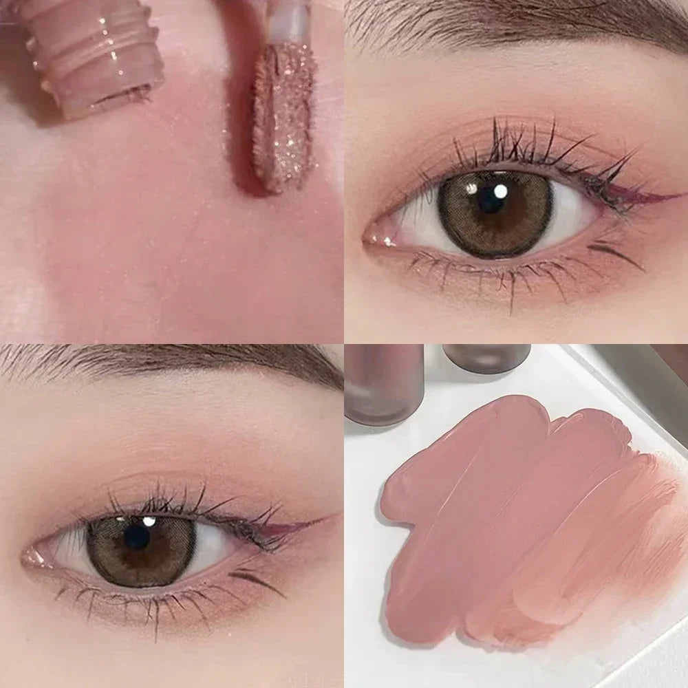 soft matte liquid eyeshadow waterproof brightening natural repair monochrome eyeshadow