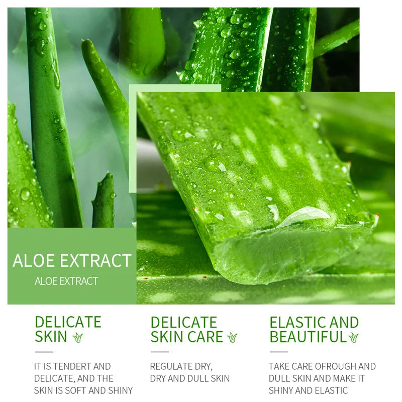 300g Aloe Vera Hydrating Gel Vitamin C & Collagen Moisturizer Skin Gel Evening Primrose VE Soothing Repair Gel for Face & Body