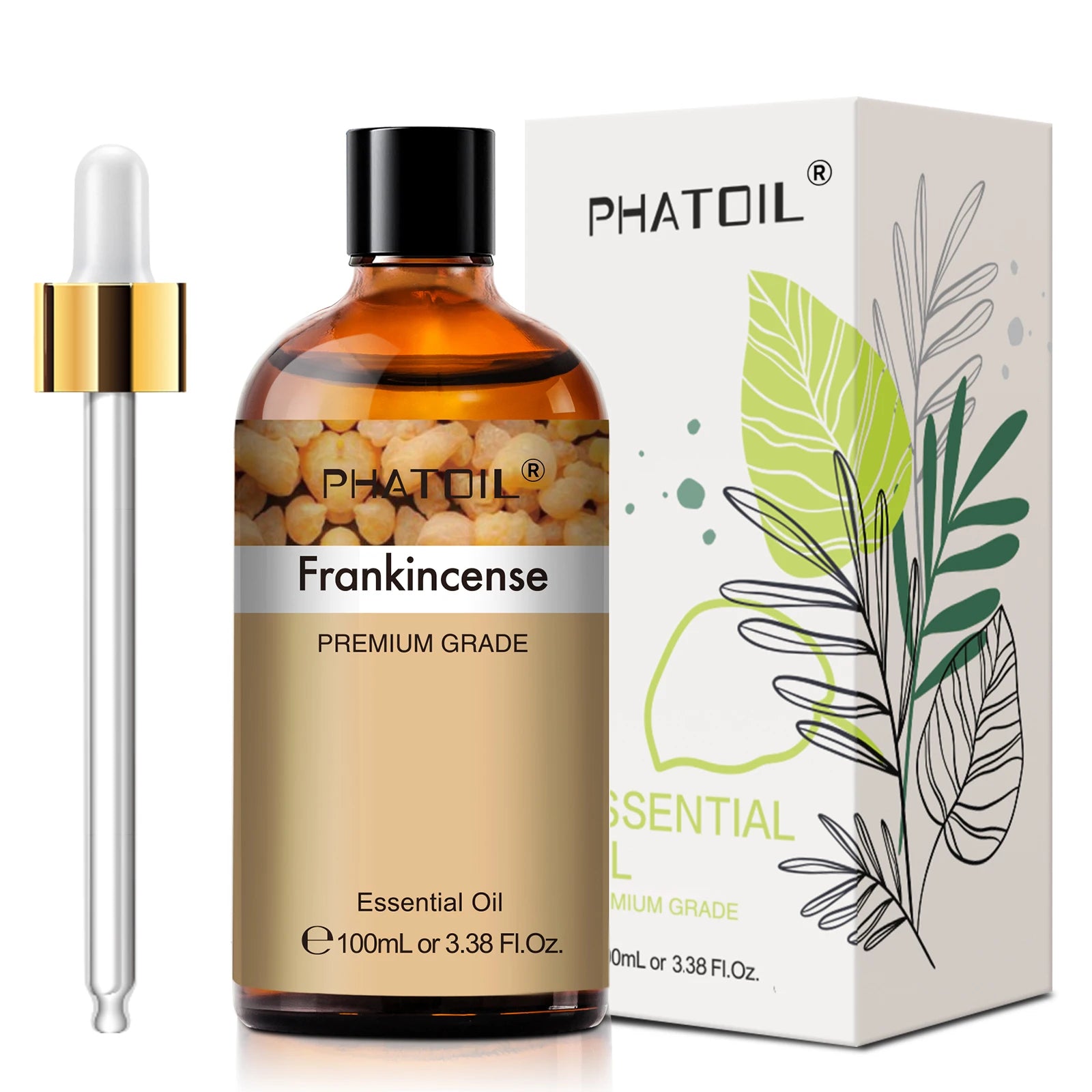 PHATOIL 100ml Pure Natural Essential Oils For Diffuser Candle Making Lavender Jasmine Vanilla Eucalyptus Aroma Essential Oil
