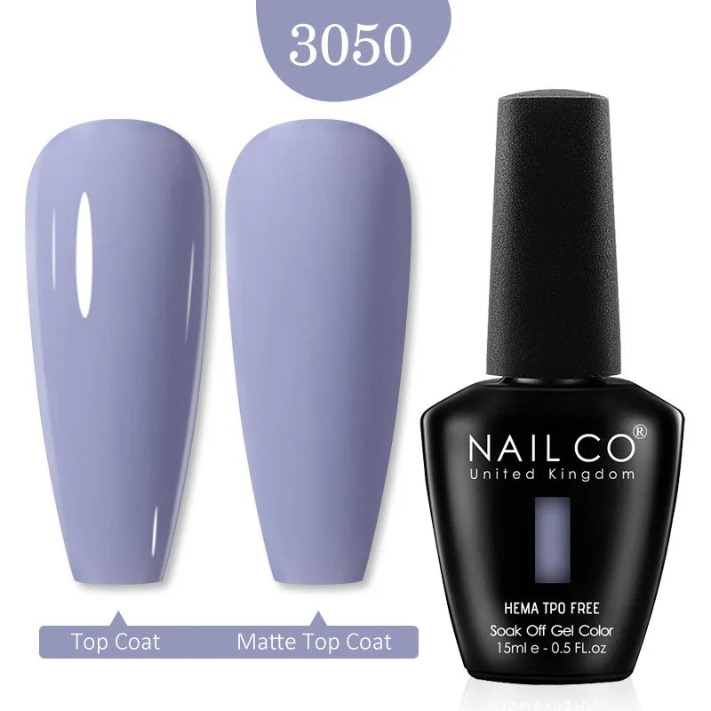 NailCO Pink Colors HEMA FREE Gel Nail Polish Nail Art Vernis Semi Permanent UV Lamp Gel Manicure for Nails Supplies Gel Polish