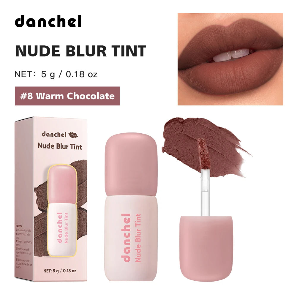 Nude Blur Tint Smudge-proof Visibly Smooths Lip Lines Airy Matte Texture Lip Gloss Wide Range of Shades 2-in 1 Lip & Cheek Tint