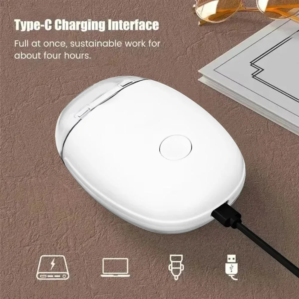 2 IN 1  Electric Nail Clipper Cutter with LED Light Automatic Nail Grinder Trimmer for Baby Mini Manicure Tool Nail Care