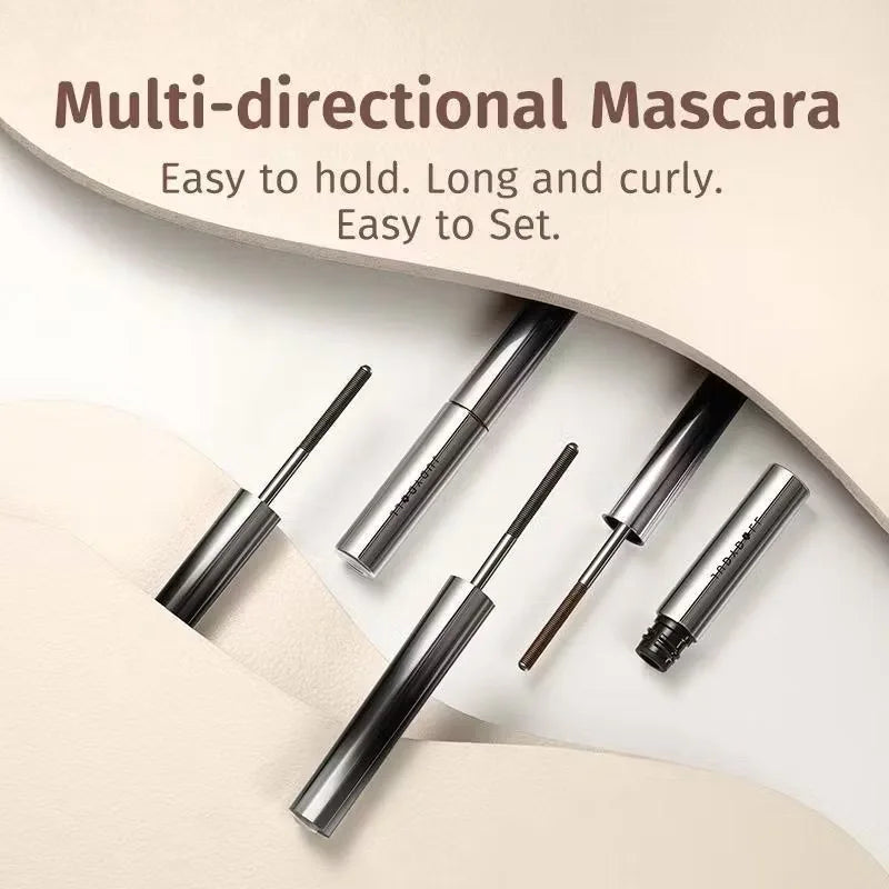 Judydoll 3D Curling Eyelash Iron Mascara, Black & Brown, Curling & Lengthening, Long-Lasting Formula, Waterproof, Smudge-Proof