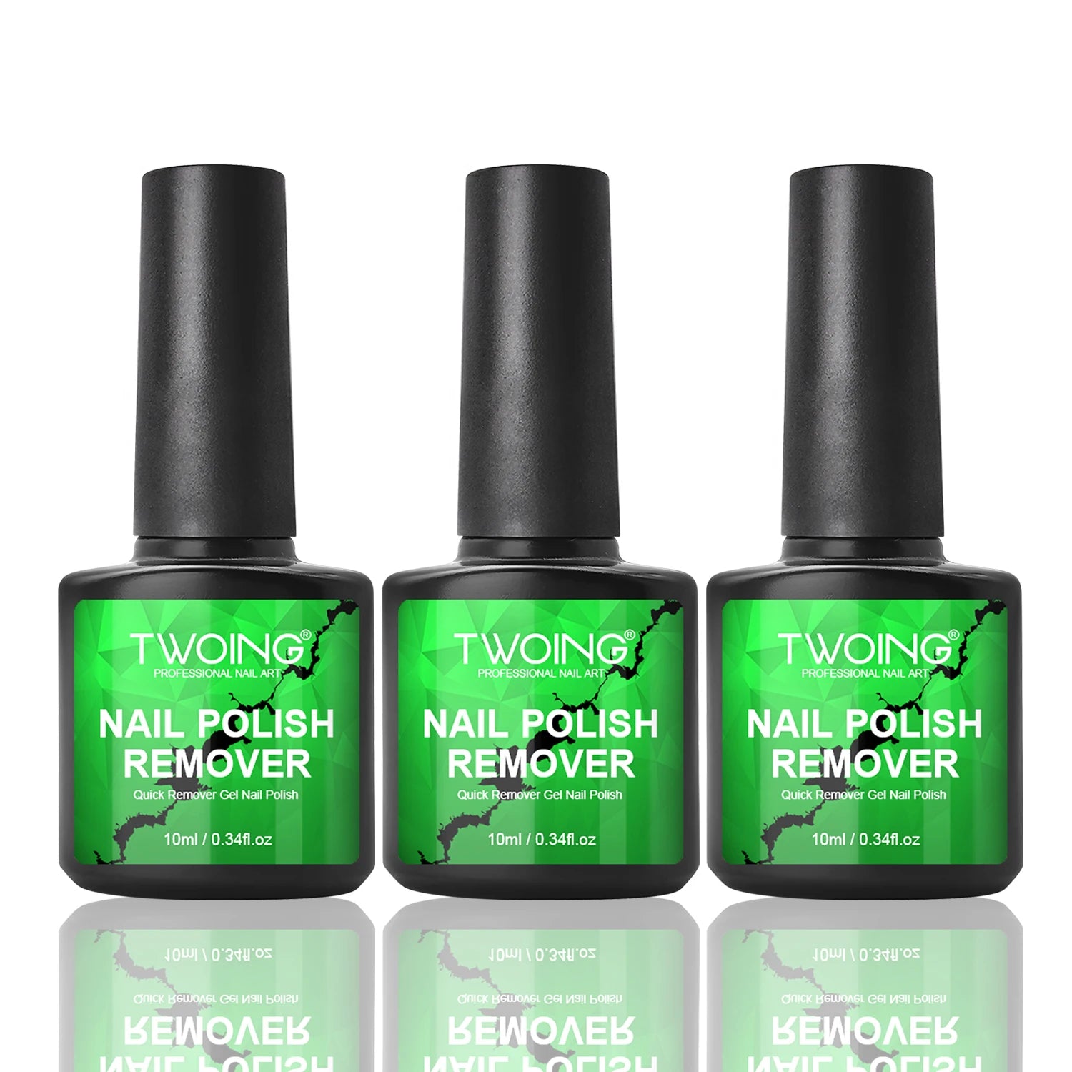 3pcs Set Gel Nail Polish Remover,Quickly & Easily Removes Uv Gel Polishes Within 2-3 Minutes,No Need To Soak Or Wrap Nails
