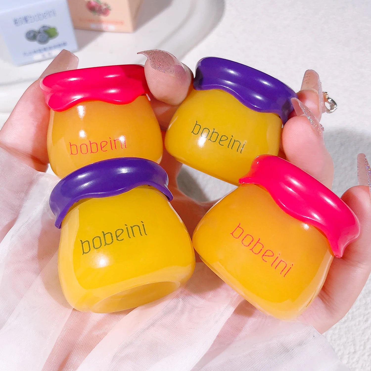 Small Honeypot Lip Mask Moisturizing Moisturizing Lip Balm Hydrates, Prevents Dryness, Cracking, Peeling, and Fading Lip Wrinkle