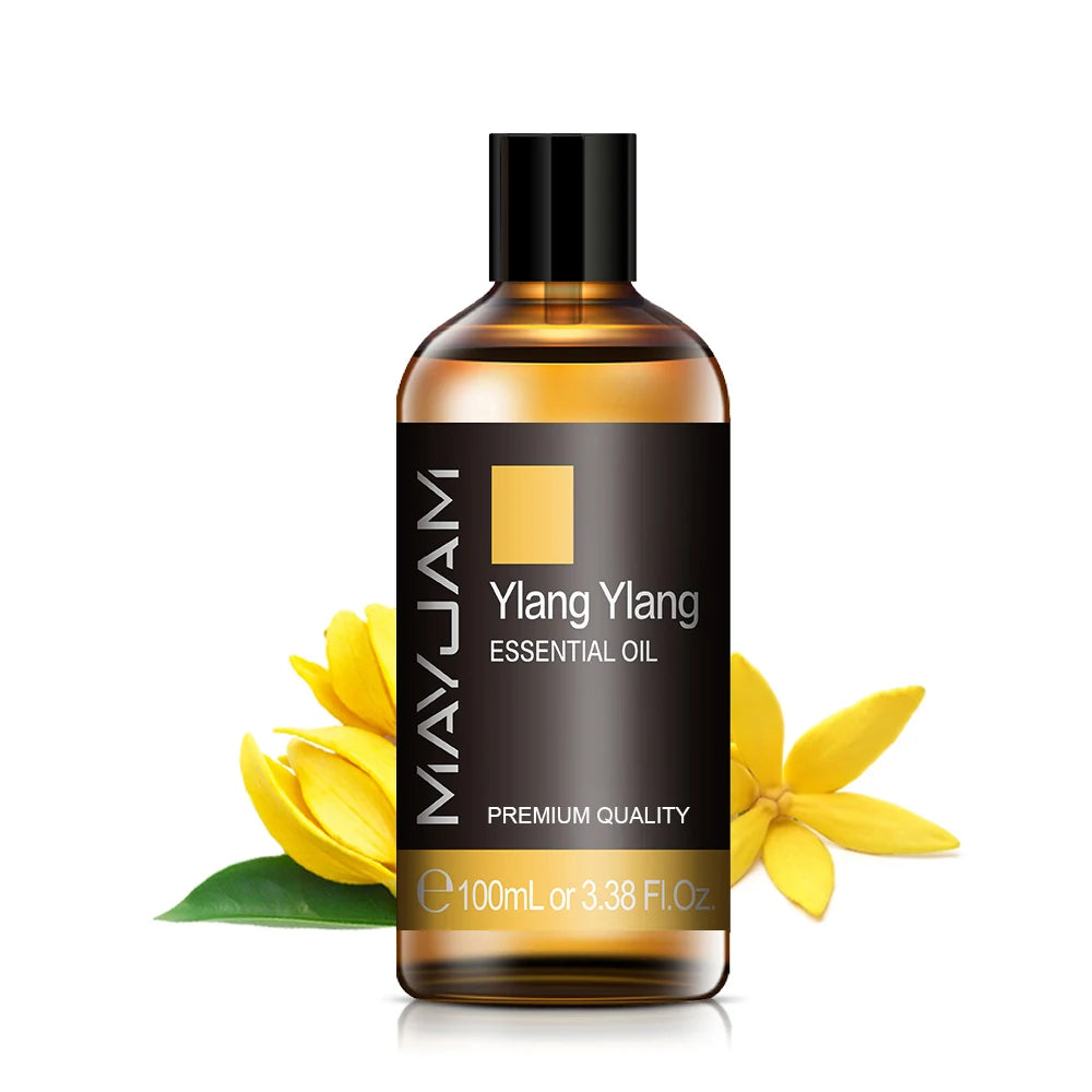 MAYJAM 100ML Pure Natural Aroma Essential Oil Patchouli Rosemary Peppermint Frankincense Sandalwood Cinnamon for Diffuser