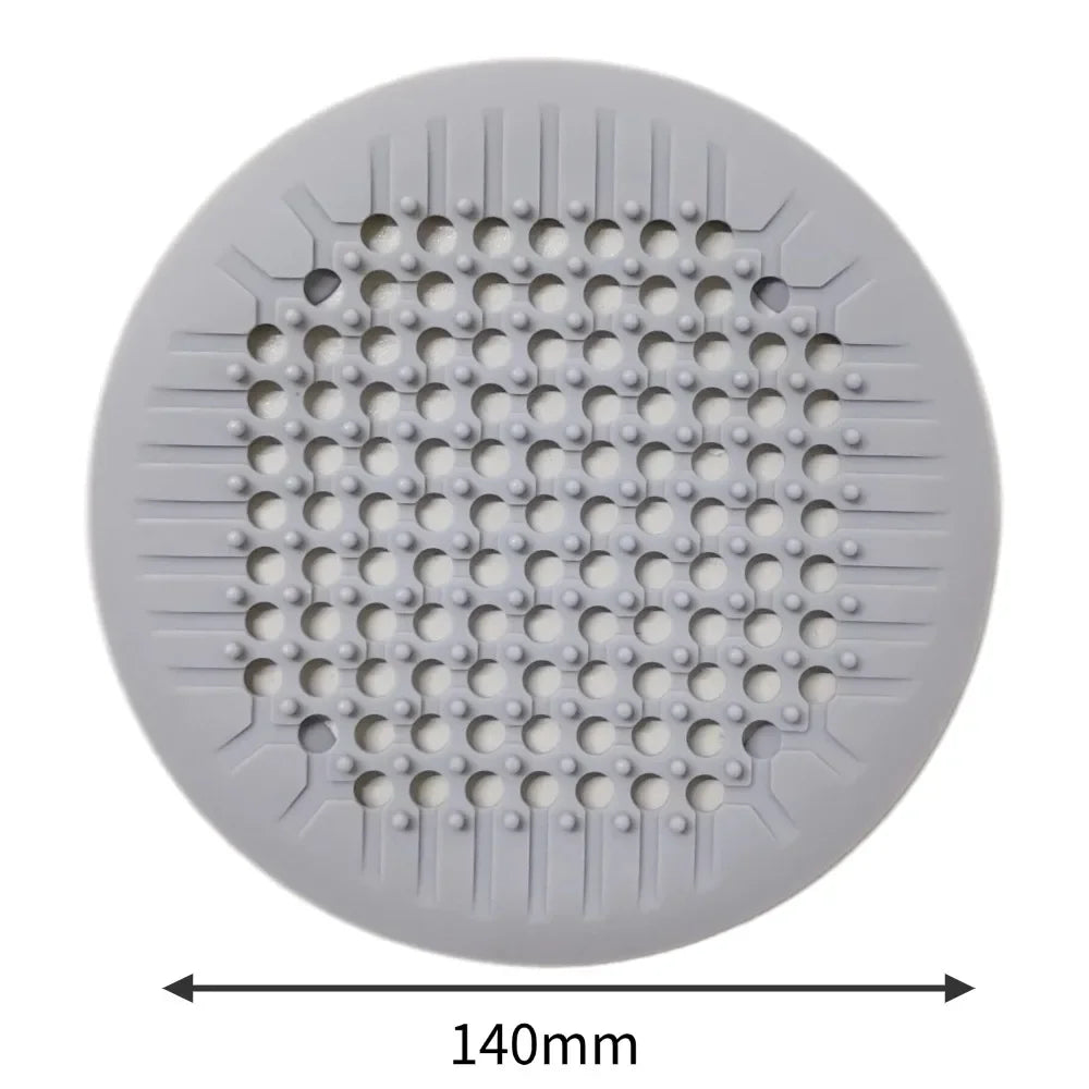 1/2/4Pcs Shower Drain Hair Catcher Drain Cover Bathroom Tub with Suction Cup 5.5 Inches Silicone Sink Strainer Suit for Bathtub